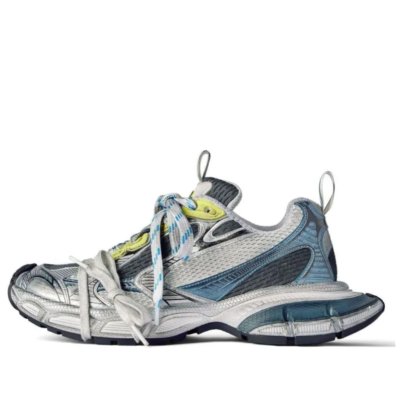 Balenciaga 3XL Sneakers 'White Blue Yellow Mesh' 734734W3XL59047 sold by KicksCrew