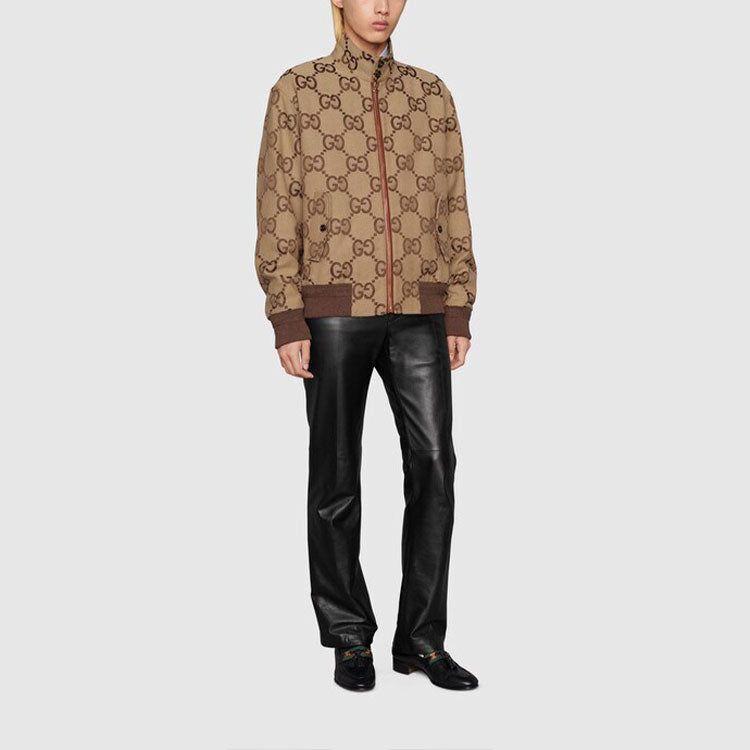 Gucci Jumbo GG Canvas Jacket 'Beige Ebony' 680812-Z8AVS-2580 sold by KicksCrew product image thumbnail 2