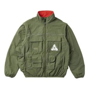 Palace FW22 Cordura Rs Zip Off Jacket 'Olivegreen' P23JK119 sold by KicksCrew