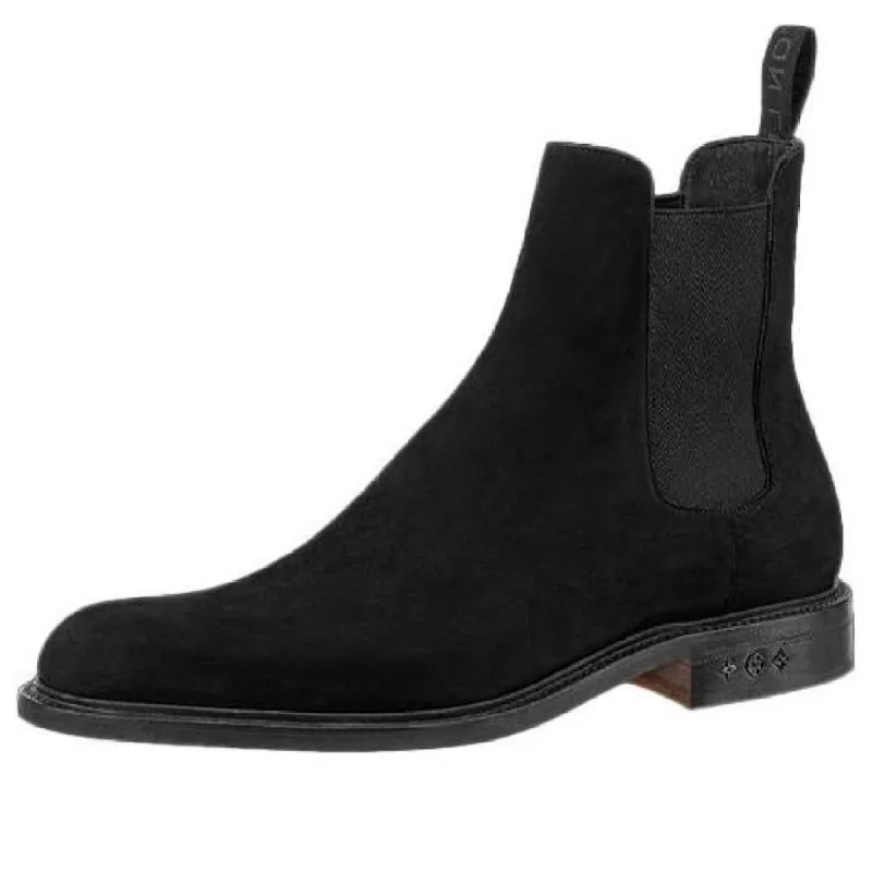LOUIS VUITTON LV Vendome Flex Chelsea Boots 'Black' 1A9HEN sold by KicksCrew