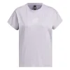 (WMNS) adidass Lounge Silky T-Shirt 'Purple' IM8860 sold by KicksCrew