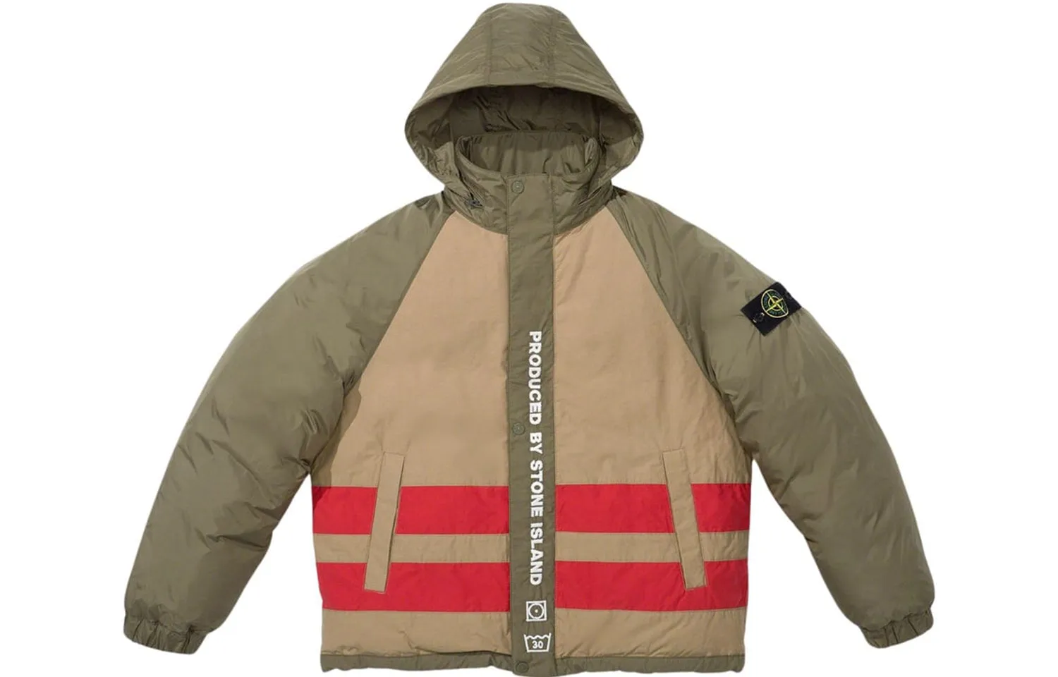 Supreme x STONE ISLAND FW23 Week10 Reversible Down Puffer Jacket 'Olivegreen' SUP-FW23-166 sold by KicksCrew product image thumbnail 3