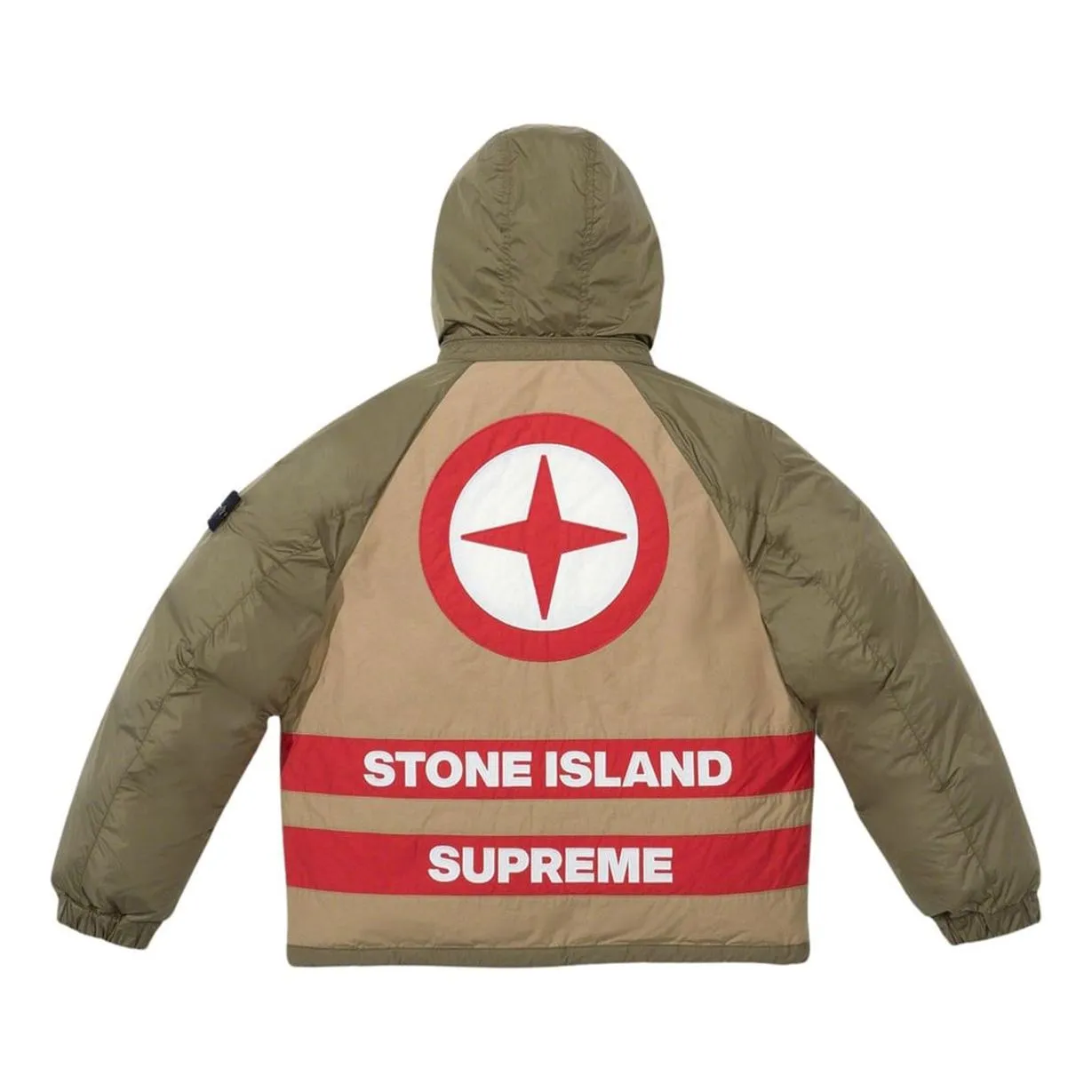 Supreme x STONE ISLAND FW23 Week10 Reversible Down Puffer Jacket 'Olivegreen' SUP-FW23-166 sold by KicksCrew
