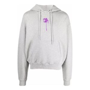 Off-White Dripped OW Logo Over Hoodie 'Grey' OMBB037F21FLE01308370837 sold by KicksCrew