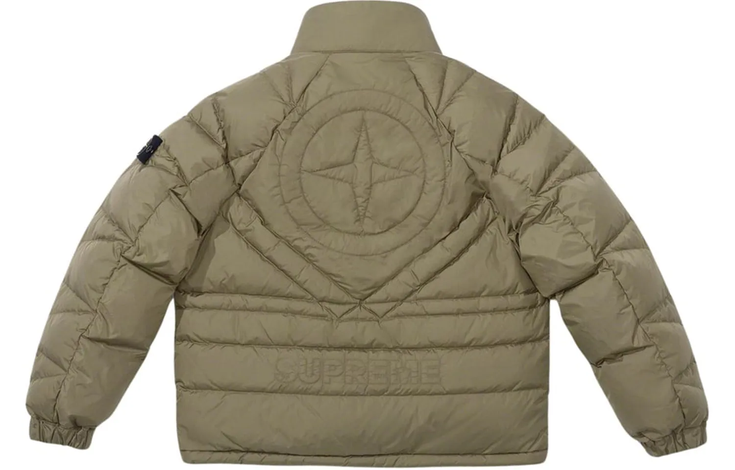 Supreme x STONE ISLAND FW23 Week10 Reversible Down Puffer Jacket 'Olivegreen' SUP-FW23-166 sold by KicksCrew product image thumbnail 4