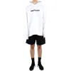Balenciaga Blurred Logo Distress Hoodie 'White' 661711TKVD69040 sold by KicksCrew