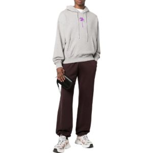 Off-White Dripped OW Logo Over Hoodie 'Grey' OMBB037F21FLE01308370837 sold by KicksCrew