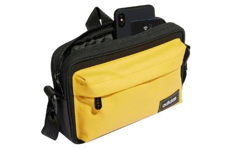 adidas Street Organizer Bag 'Black Yellow' HN9861 sold by KicksCrew