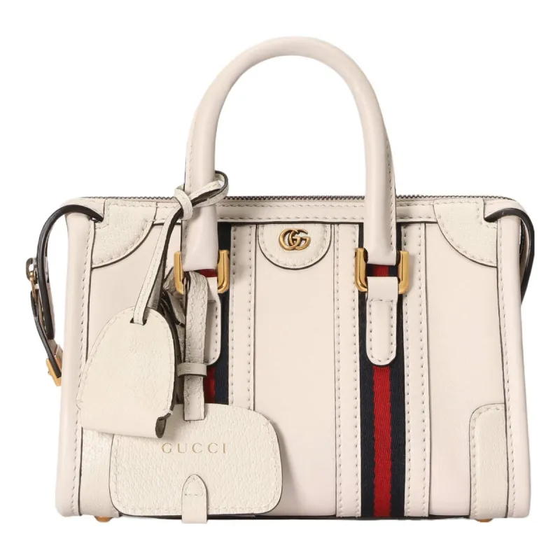 (WMNS) Gucci Mini Top Handle Bag With Double G 'White' 715771-AAA0O-9041 sold by KicksCrew