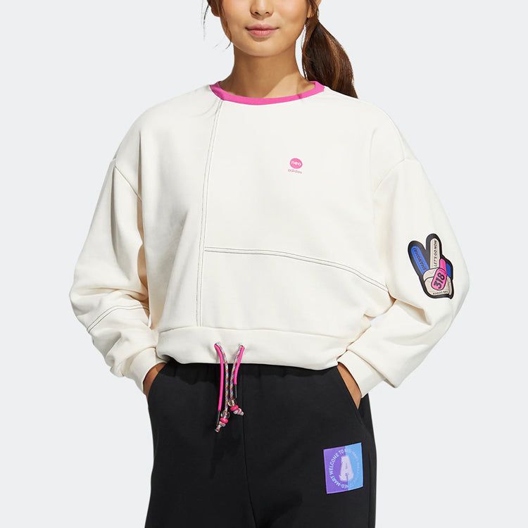 (WMNS) Adidas Neo Cesp Sweatshirts 'White' IA6899 sold by KicksCrew product image thumbnail 2