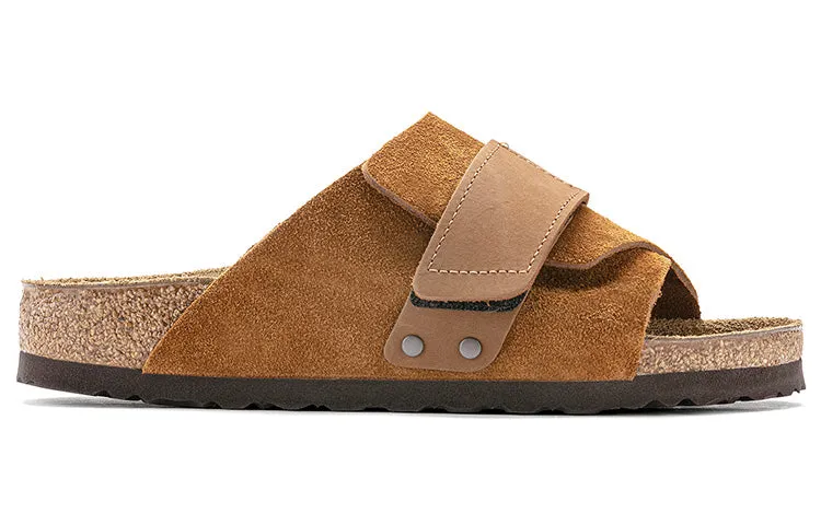 Birkenstock Kyoto Nubuck-Suede Leather Sandals 'Mink' 1022355 sold by KicksCrew product image thumbnail 2