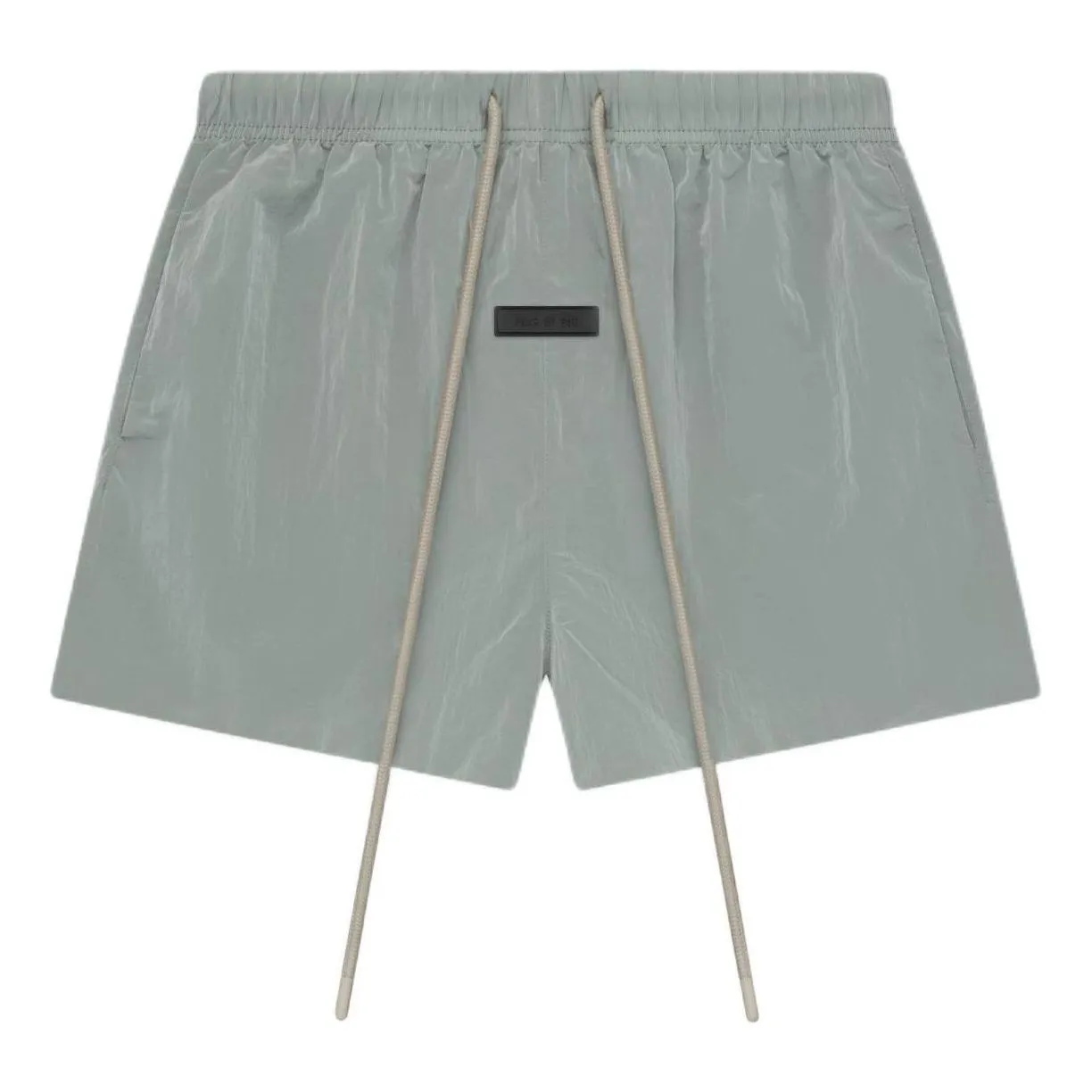 Fear of God Essentials Crinkle Nylon Running Short 'Seal' 160SP244135F sold by KicksCrew