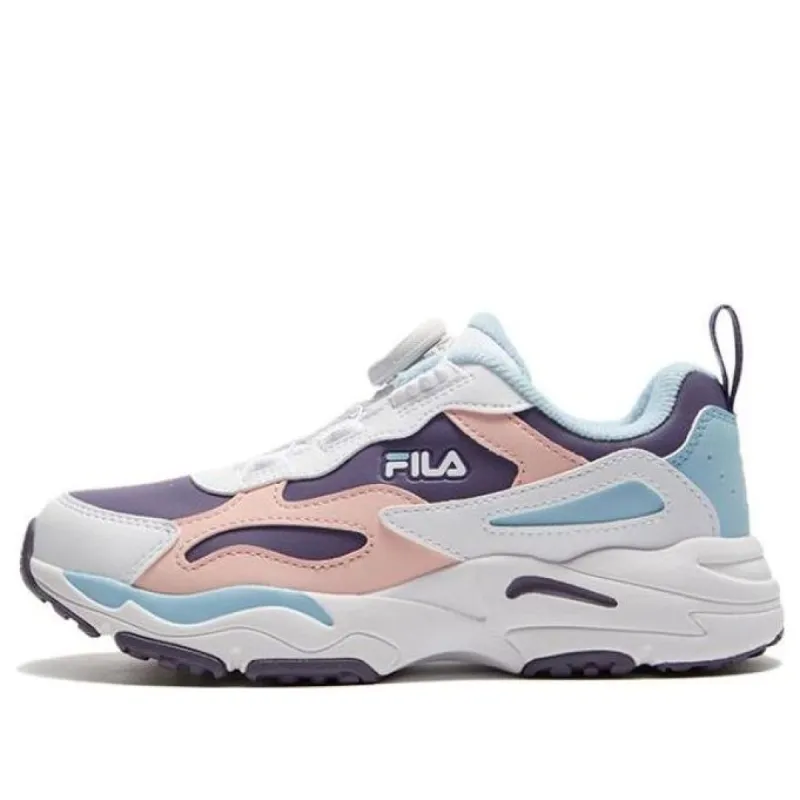 (GS) FILA Classic Sport Shoes 'White Pink Blue' K15B341191PWP sold by KicksCrew