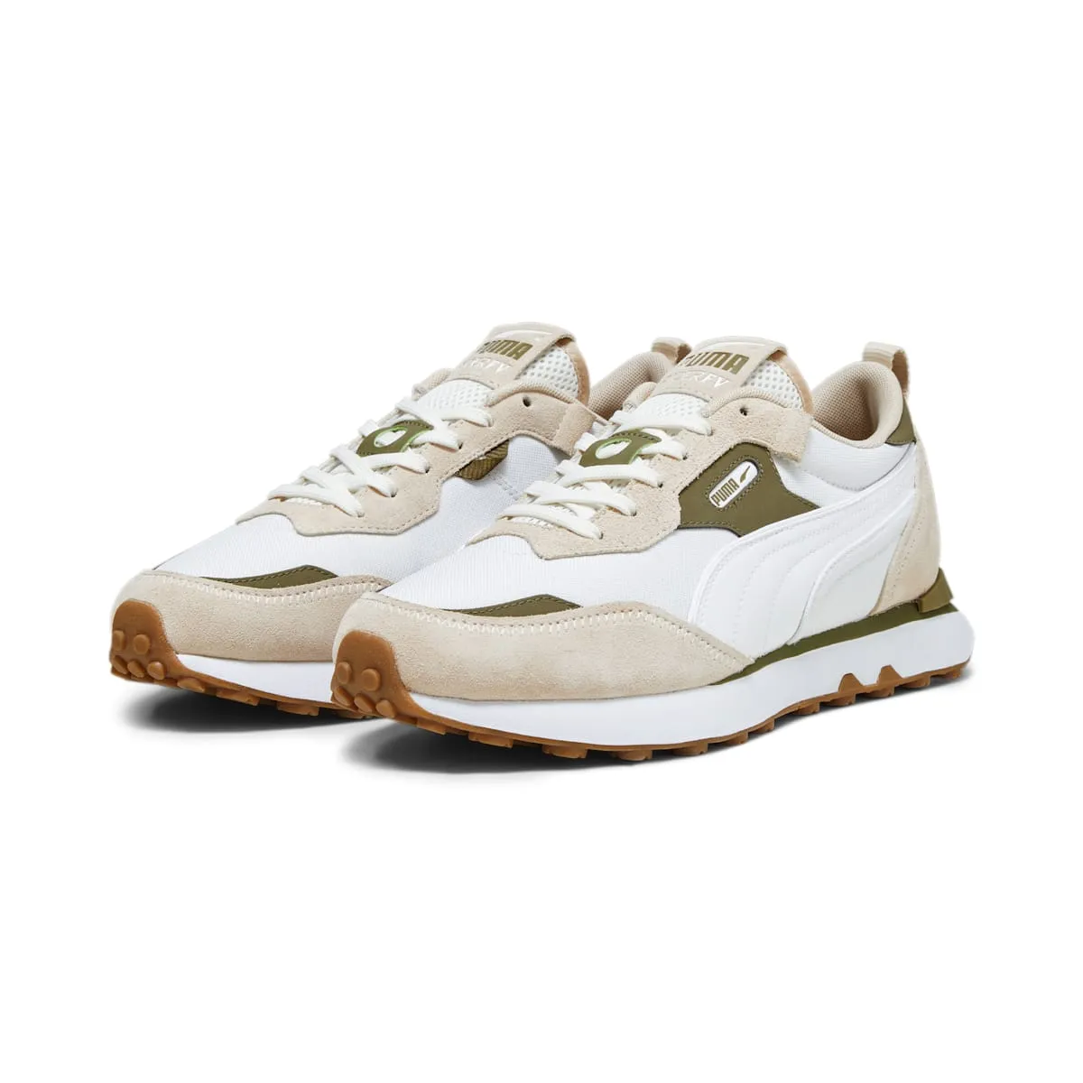 PUMA Rider FV Base 'Warm White Olive Drab' 393231-01 sold by KicksCrew product image thumbnail 3
