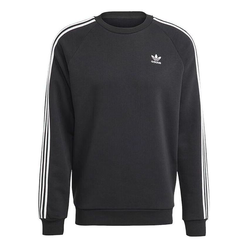 adidas originals Adicolor Classics 3-Stripes Crew Sweatshirt 'Black' IA4861 sold by KicksCrew