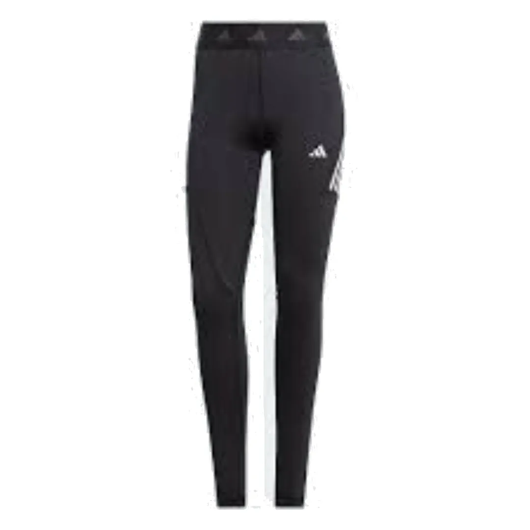 (WMNS) adidas Techfit Hyperglam Full-Length Leggings Asia Sizing 'Black White' HY4146 sold by KicksCrew