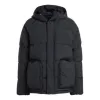 adidas Utilitas Hooded Down Jacket 'Black' HG8581 sold by KicksCrew