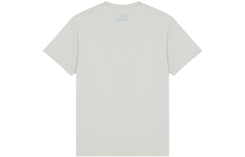 New Balance Logo Casual Tee 'Beige Blue' AMT22388-CFO sold by KicksCrew product image thumbnail 2