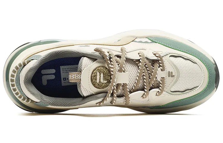 (WMNS) FILA FUSION Bubble Sneakers 'Cream White Green' T12W241302FWG sold by KicksCrew product image thumbnail 3