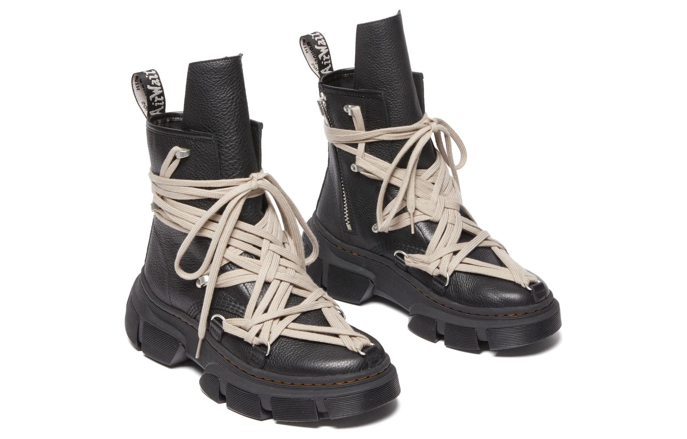 Dr. Martens x Rick Owens 1460 DMXL Megalace 'Black' 31752001 sold by KicksCrew product image thumbnail 4