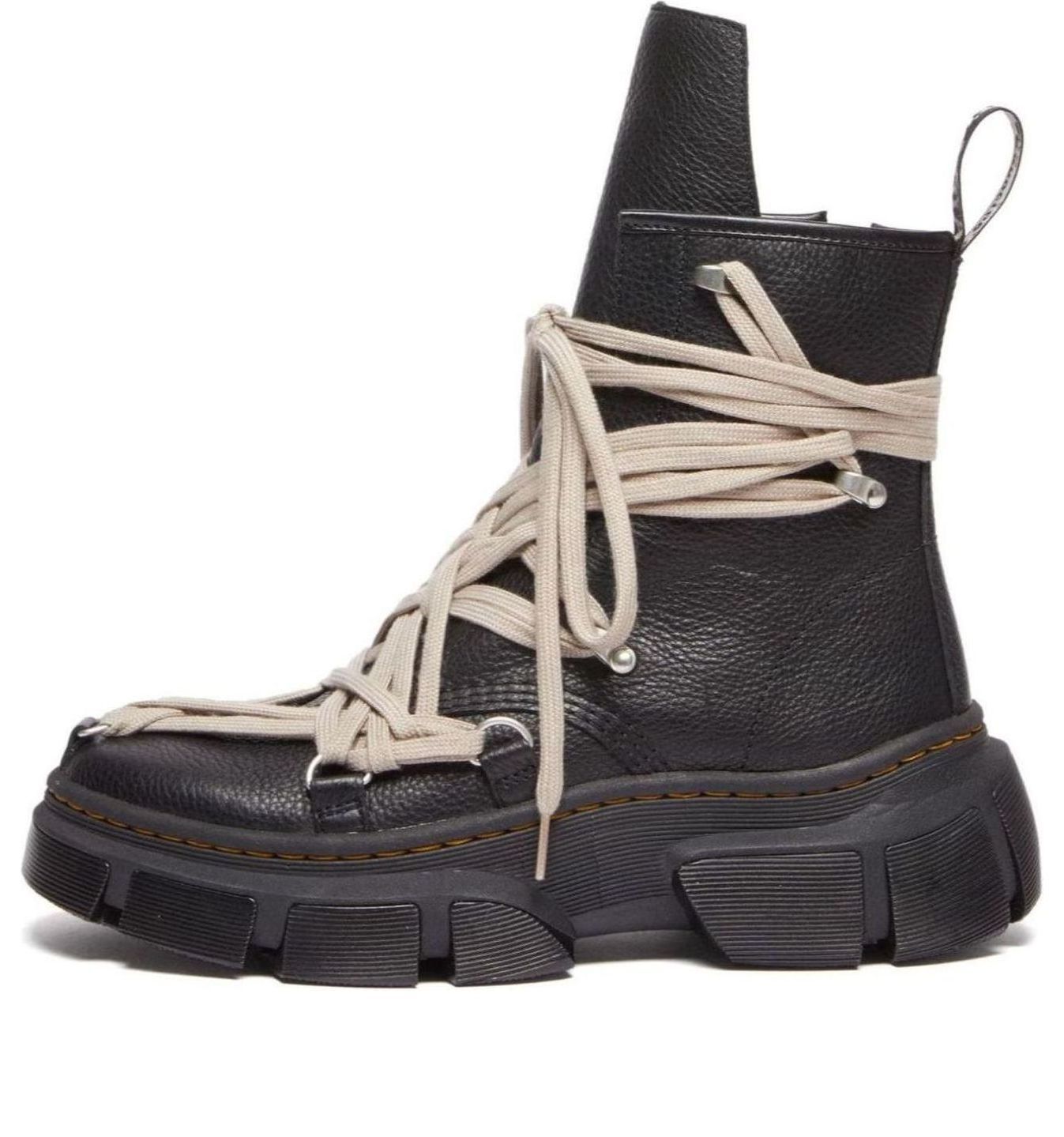Dr. Martens x Rick Owens 1460 DMXL Megalace 'Black' 31752001 sold by KicksCrew