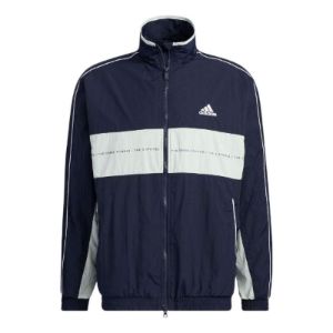 Adidas Oversized Fit Woven Jackets 'Navy White' IA9428 sold by KicksCrew