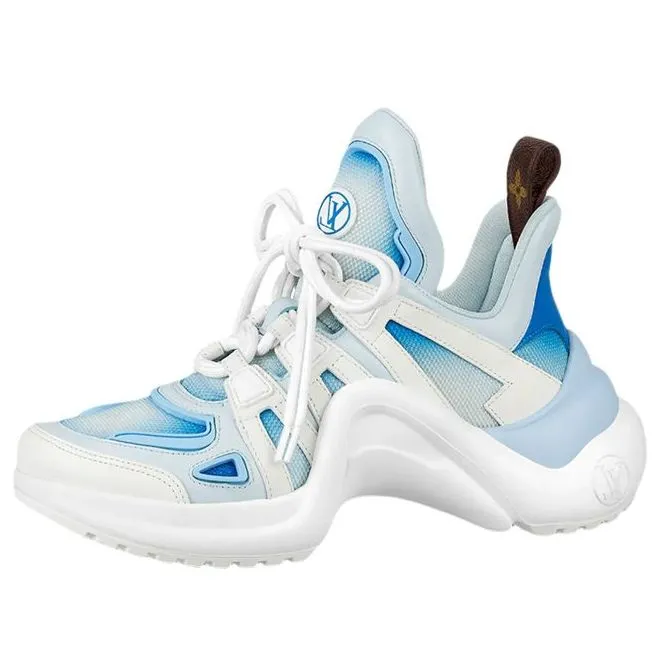 (WMNS) LOUIS VUITTON LV Archlight Sneakers 'White Blue' 1A9RV9 sold by KicksCrew