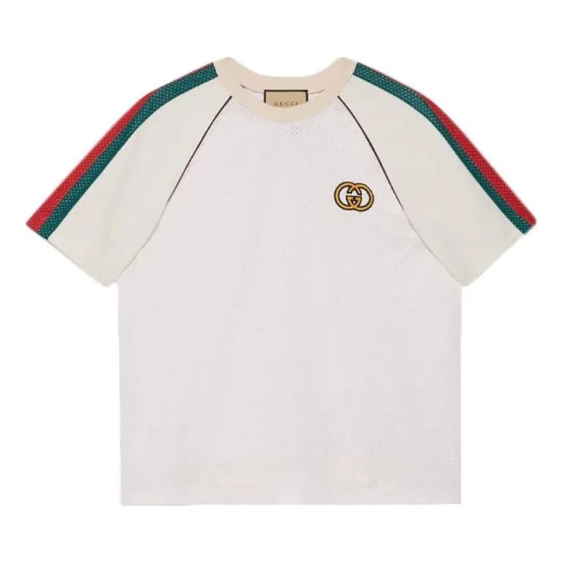 Gucci Mesh Fabric T-shirt 'Off White' 737402-XJFFM-9791 sold by KicksCrew
