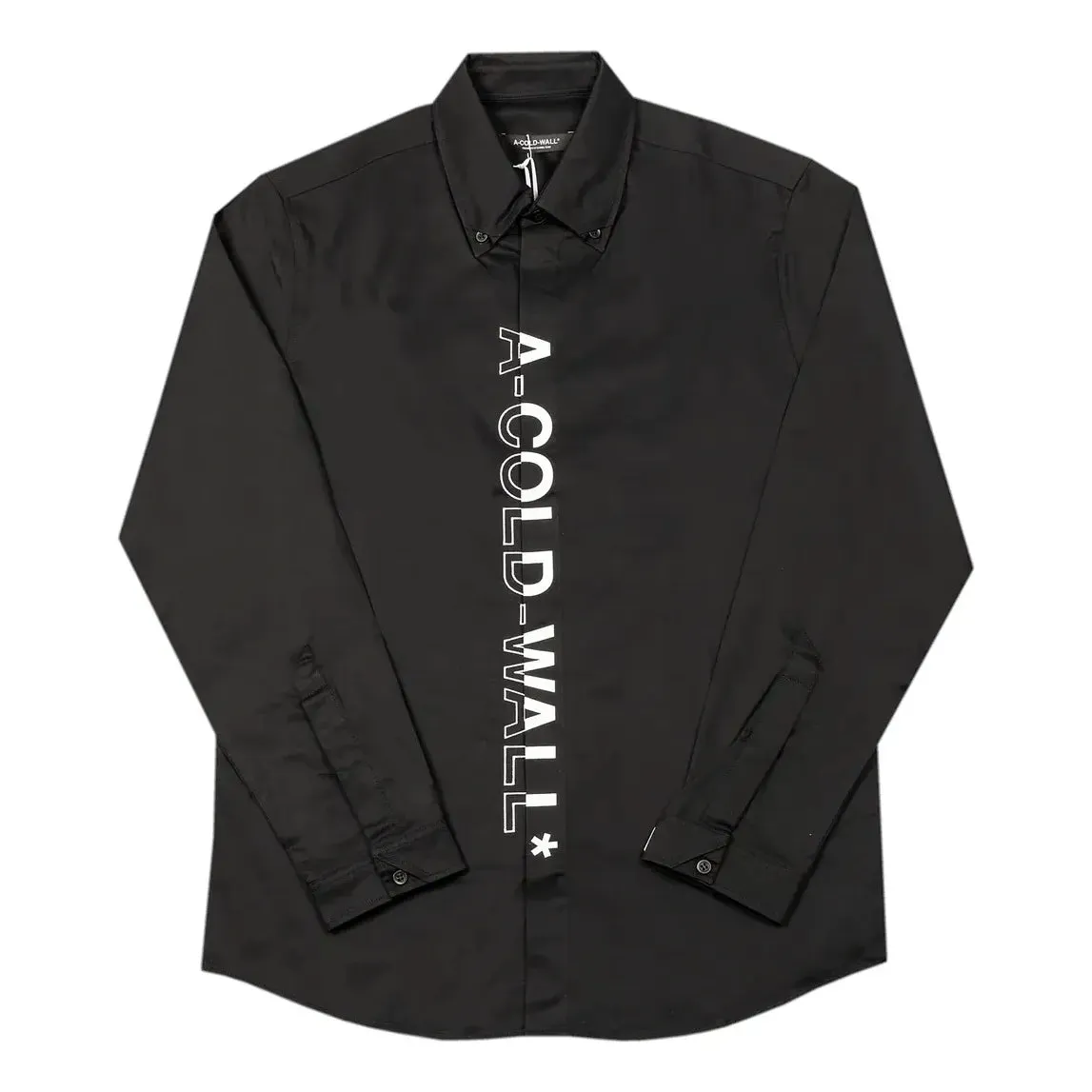 A-COLD-WALL* Logo Branded Shirt 'Black' ACWMSH038-BLACK sold by KicksCrew