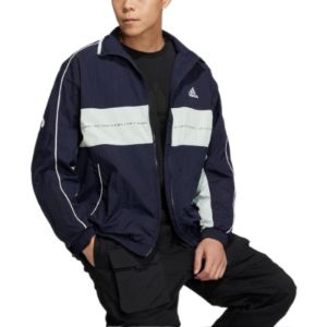Adidas Oversized Fit Woven Jackets 'Navy White' IA9428 sold by KicksCrew