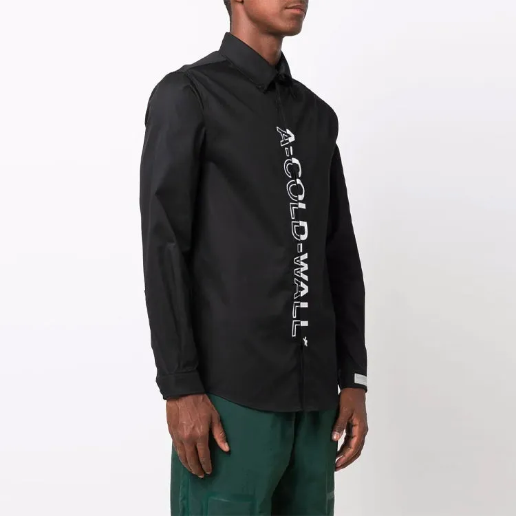 A-COLD-WALL* Logo Branded Shirt 'Black' ACWMSH038-BLACK sold by KicksCrew product image thumbnail 3