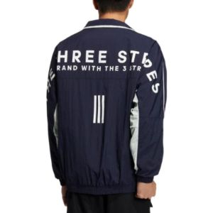 Adidas Oversized Fit Woven Jackets 'Navy White' IA9428 sold by KicksCrew