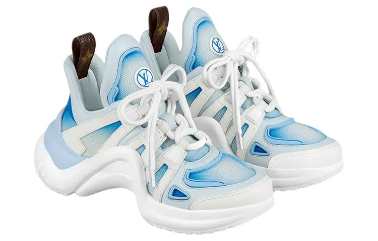 (WMNS) LOUIS VUITTON LV Archlight Sneakers 'White Blue' 1A9RV9 sold by KicksCrew product image thumbnail 2