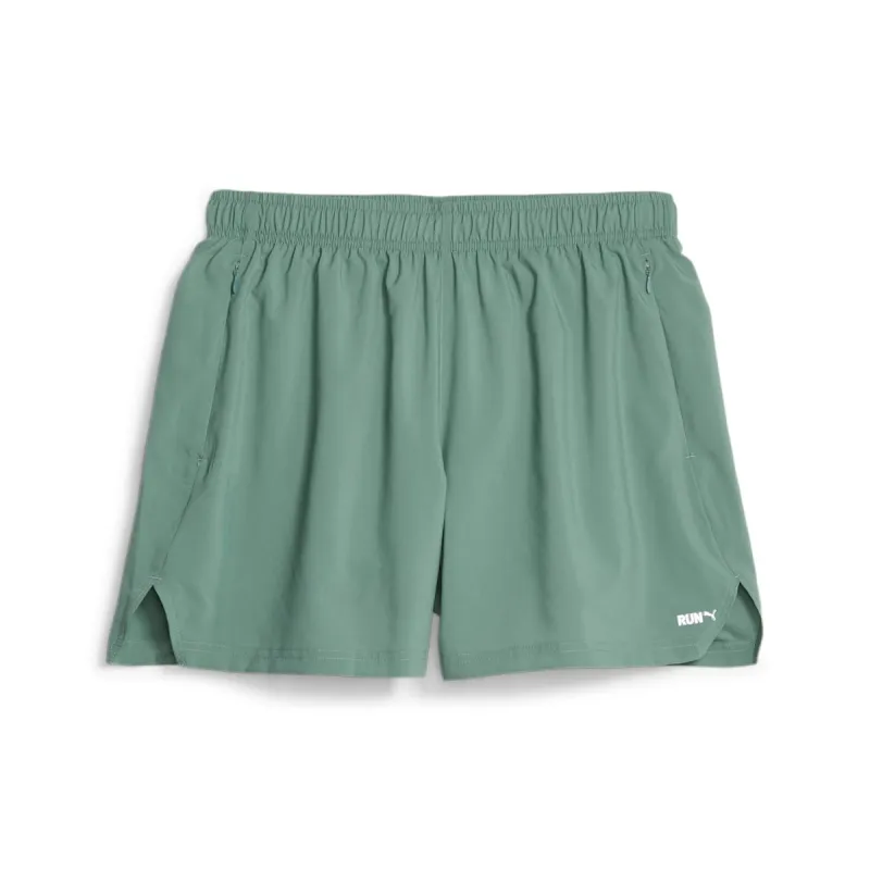 PUMA RUN 5 Inch Running Shorts 'Green' 524379-44 sold by KicksCrew