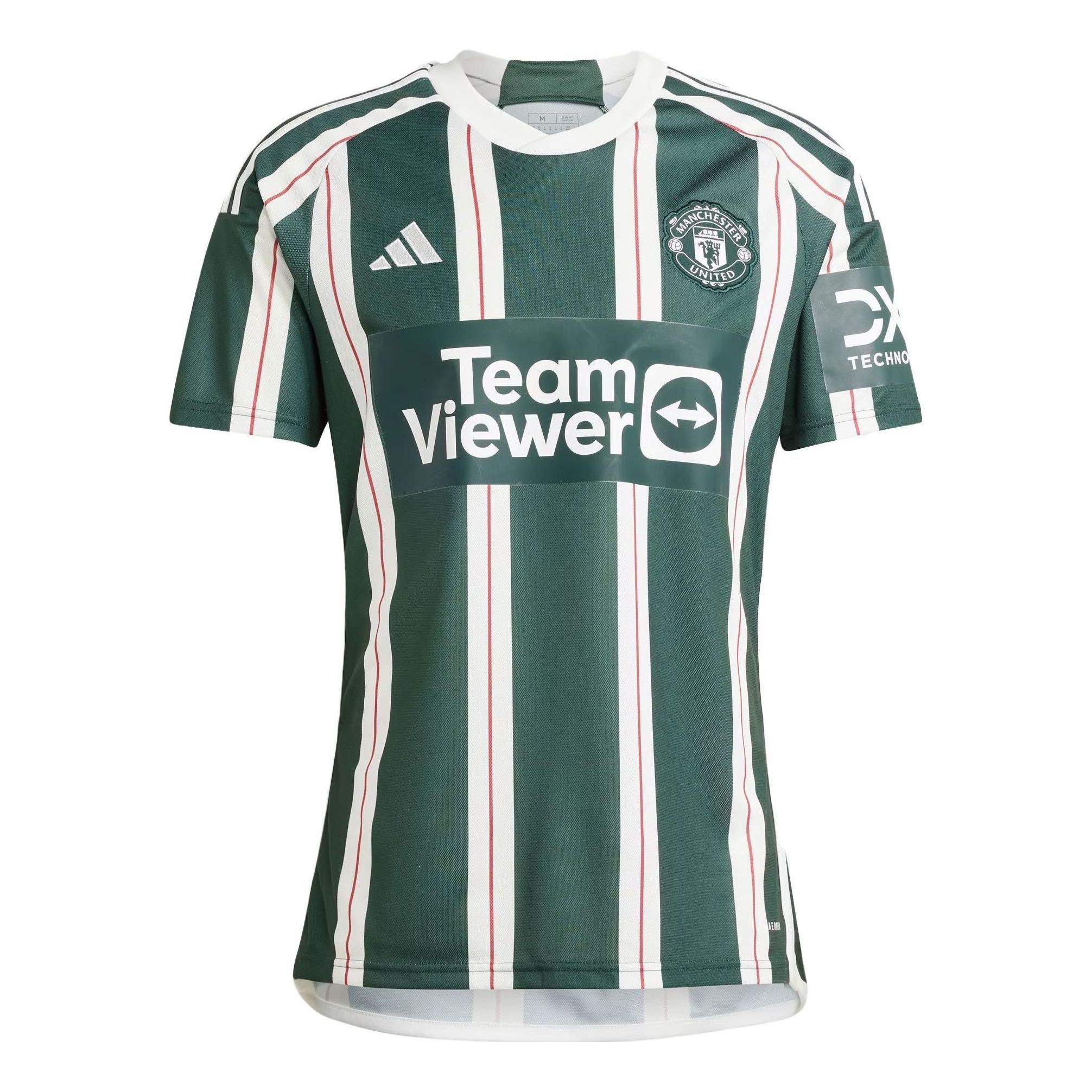 Adidas Manchester United 23/24 Away Jersey 'Green White' HR3675 sold by KicksCrew