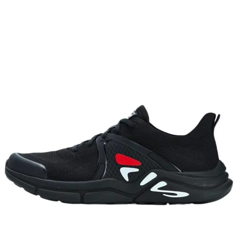 (WMNS) FILA Mind 3 Sportswear Sneakers 'Black White Red' A12W321302FBK sold by KicksCrew