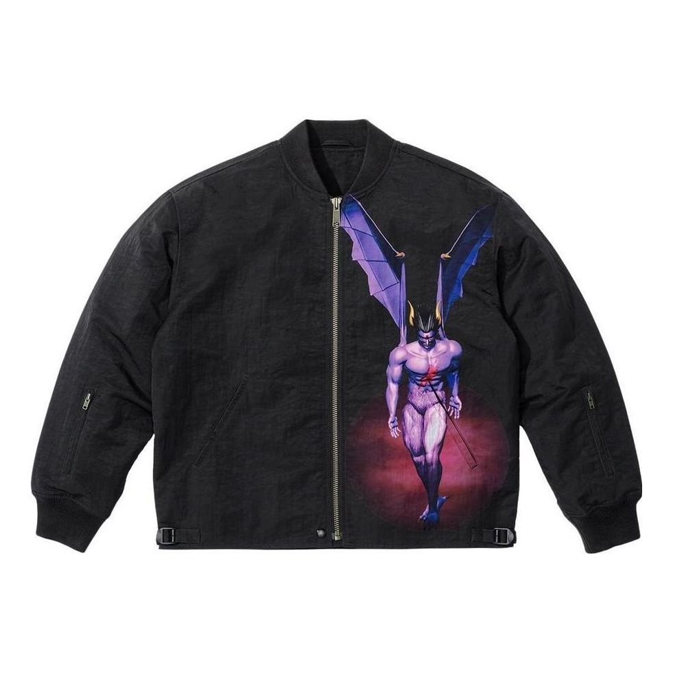 Supreme x Yohji Yamamoto Nylon Bomber Jacket 'Black Multi-Color' SUP-FW22-255 sold by KicksCrew