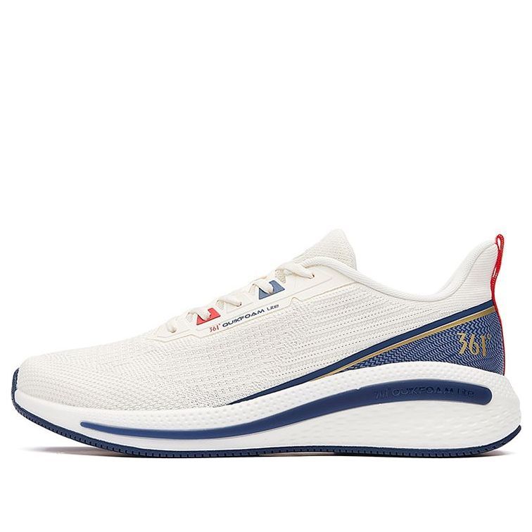 361 QU!K Light Breathable Running Shoes 'White Blue' 572132213-1 sold by KicksCrew