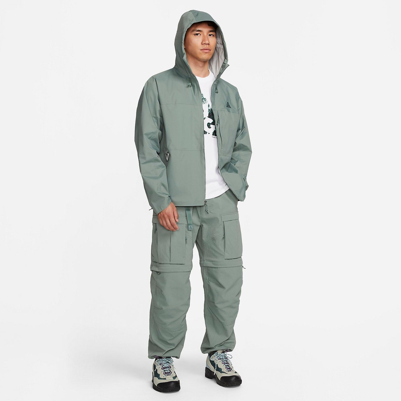 Nike ACG Logo T-shirt 'White Green' DV9637-100 sold by KicksCrew product image thumbnail 4