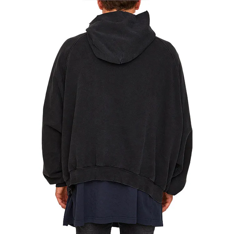 Balenciaga BB Be Different Popover Hoodie 'Black White' 720406TNVB41070 sold by KicksCrew product image thumbnail 3