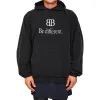 Balenciaga BB Be Different Popover Hoodie 'Black White' 720406TNVB41070 sold by KicksCrew