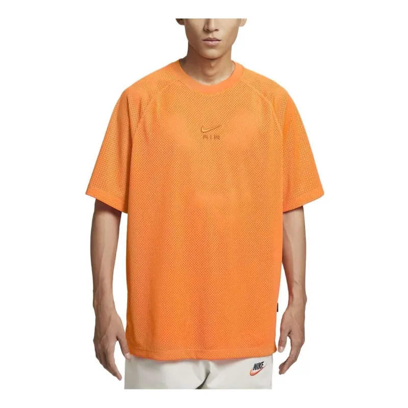 Nike air Oversized Short Sleeve Top 'Orange' DX0157-885 sold by KicksCrew