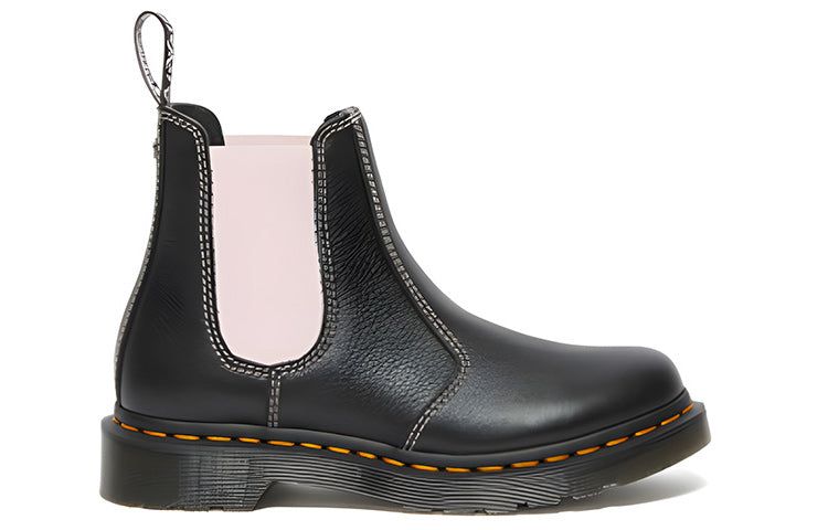 (WMNS) Dr. Martens 2976 Contrast Leather Chelsea Boots 'Black Pink' 27275001 sold by KicksCrew product image thumbnail 2
