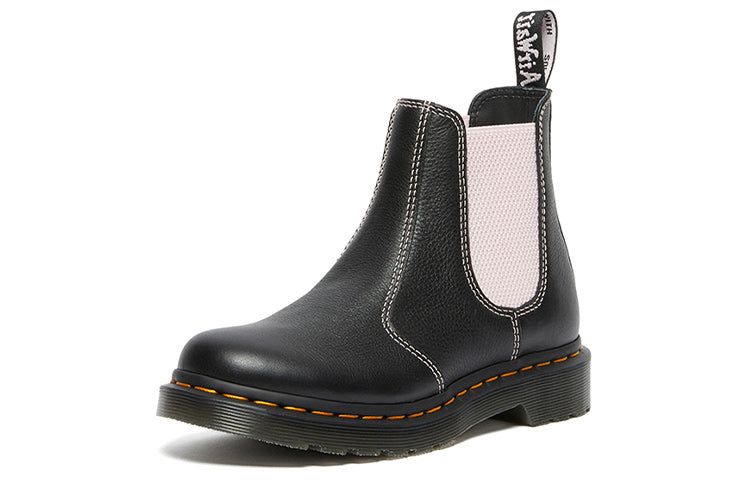 (WMNS) Dr. Martens 2976 Contrast Leather Chelsea Boots 'Black Pink' 27275001 sold by KicksCrew product image thumbnail 3
