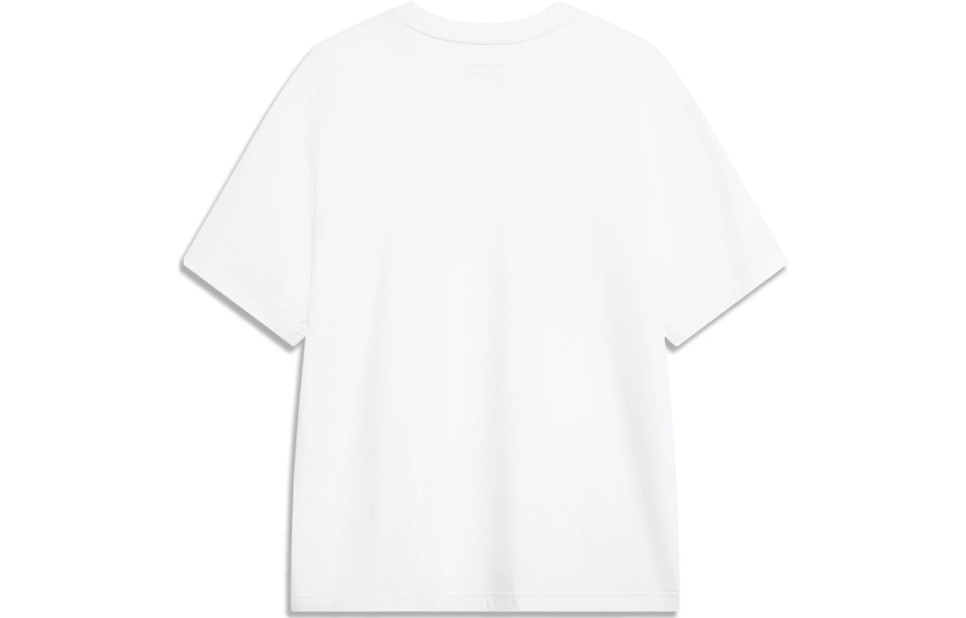 Li-Ning Small Logo T-shirt 'White' AHST561-1 sold by KicksCrew product image thumbnail 2