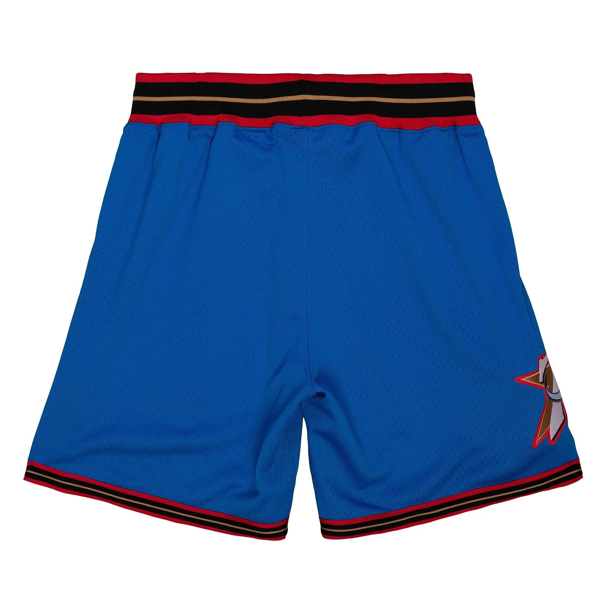 Mitchell & Ness NBA Authentic Shorts Philadelphia 76ers Alternate 1999-100 'Blue Red' ASHRGS18130-P76ROYA99 sold by KicksCrew product image thumbnail 2