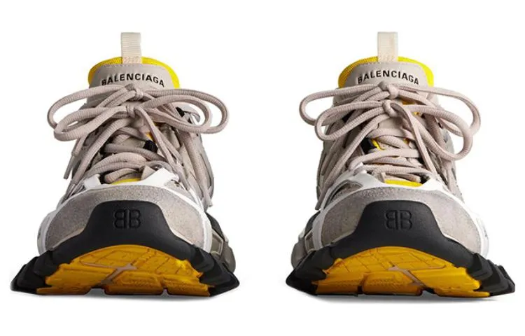 (WMNS) Balenciaga Track Sneakers 'Yellow White Beige' 542436W3SU61297 sold by KicksCrew product image thumbnail 4