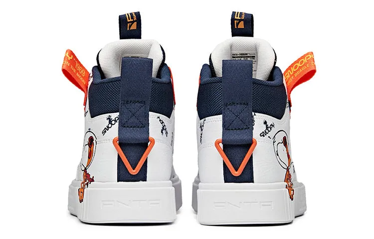 ANTA x SNOOPY Skateboarding Series Sneakers 'White Navy Orange' 912128017-1 sold by KicksCrew product image thumbnail 4