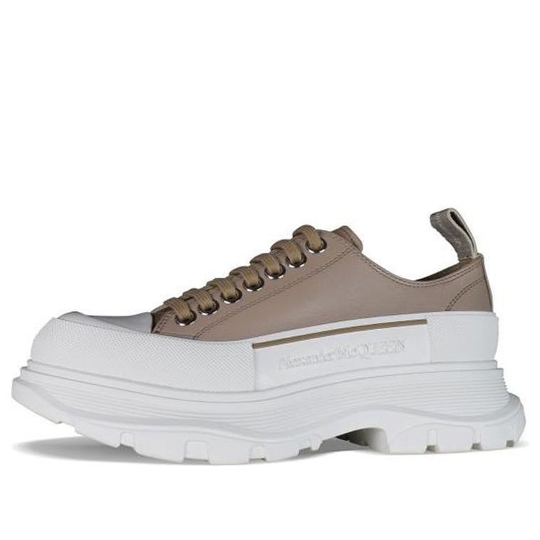 Alexander McQueen Basse Tread Slick Sneakers 'Beige White' 682418W4RJ42623 sold by KicksCrew