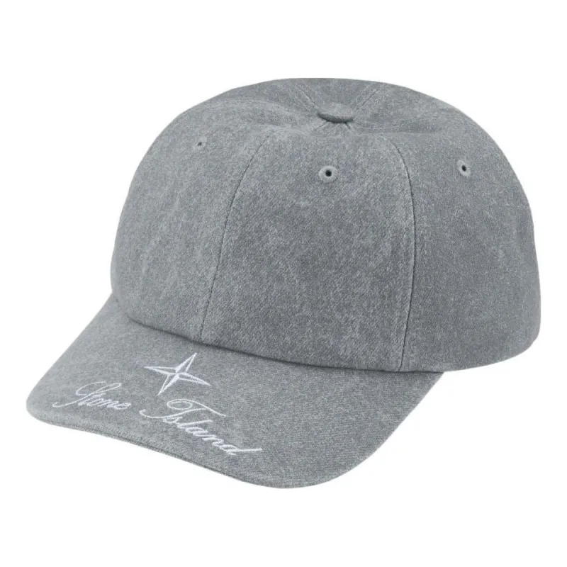 Supreme FW23 Week 10 STONE ISLAND Twill 6-Panel Cap 'Grey' SUP-FW23-2419 sold by KicksCrew